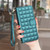 iPhone 18 Pro Max / 17 Pro Max Square Texture Leather Phone Case - Green