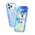 iPhone 18 Pro Max / 17 Pro Max Terminator Style Glitter Powder MagSafe Magnetic Phone Case - Blue