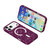 iPhone 18 Pro Max / 17 Pro Max Terminator Style Glitter Powder MagSafe Magnetic Phone Case - Cherry Red