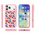 iPhone 18 Pro Max / 17 Pro Max Transparent Crystal Red Heart Pattern Phone Case - Pink