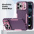 iPhone 18 Pro Max / 17 Pro Max Traveler Lens Frame Holder Phone Case - Purple