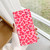 iPhone 18 Pro Max 3D Pattern Leather Phone Case - Pink Leopard Print