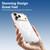 iPhone 18 Pro Max ABEEL Lightweight Semi Transparent Frosted Magnetic PC Phone Case - Blue