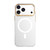 iPhone 18 Pro Max ABEEL Lightweight Semi Transparent Frosted Magnetic PC Phone Case - White