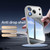 iPhone 18 Pro Max Acrylic Hybrid TPU Armor Shockproof Phone Case - Grey