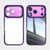 iPhone 18 Pro Max Acrylic Hybrid TPU Armor Shockproof Phone Case - Purple