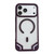 iPhone 18 Pro Max Armor 2 in 1 TPU Hybrid PC Frosted Magnetic Phone Case - Red