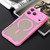 iPhone 18 Pro Max Armor Glaze MagSafe Magnetic Phone Case - Pink