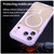 iPhone 18 Pro Max Armor Glaze MagSafe Magnetic Phone Case - Purple