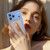 iPhone 18 Pro Max Armor Glaze PC Hybrid TPU Phone Case - Blue