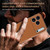 iPhone 18 Pro Max AZNS Electroplated Edge Carbon Fiber Texture Phone Case - Green