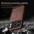 iPhone 18 Pro Max AZNS Magnetic Calf Texture Flip Leather Phone Case - Black