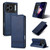 iPhone 18 Pro Max AZNS Magnetic Calf Texture Flip Leather Phone Case - Dark Blue