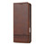 iPhone 18 Pro Max AZNS Magnetic Calf Texture Flip Leather Phone Case - Dark Brown