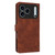iPhone 18 Pro Max AZNS Skin Feel Calf Texture Flip Leather Phone Case - Brown