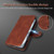 iPhone 18 Pro Max AZNS Skin Feel Calf Texture Flip Leather Phone Case - Brown