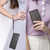 iPhone 18 Pro Max BETOPNICE Pearlescent RFID Vegan Leather Phone Case with Strap - Black