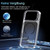 iPhone 18 Pro Max Bright Color Clear MagSafe Lens Frame Holder Phone Case - Black