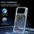 iPhone 18 Pro Max Bright Color Clear MagSafe Lens Frame Holder Phone Case - Blue