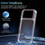 iPhone 18 Pro Max Bright Color Clear MagSafe Lens Frame Holder Phone Case - Wine Red