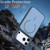 iPhone 18 Pro Max Bright Color Contrast Skin-feel Camera Bracket Magsafe Phone Case - Blue