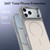 iPhone 18 Pro Max Bright Color Contrast Skin-feel Camera Bracket Magsafe Phone Case - Grey