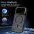 iPhone 18 Pro Max Bright Color Frosted Skin-feel Camera Bracket Magsafe Phone Case - Black