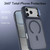 iPhone 18 Pro Max Bright Color Frosted Skin-feel Camera Bracket Magsafe Phone Case - Blue