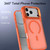 iPhone 18 Pro Max Bright Color Frosted Skin-feel Camera Bracket Magsafe Phone Case - Orange