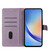 iPhone 18 Pro Max Butterflies and Flowers Leather Phone Case - Purple
