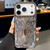 iPhone 18 Pro Max Butterfly Electroplating TPU Phone Case with Epoxy Cardboard - Rose Gold