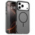 iPhone 18 Pro Max Candy Fine Circle Magsafe PC Hybrid TPU Phone Case - Black