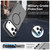 iPhone 18 Pro Max Candy Fine Circle Magsafe PC Hybrid TPU Phone Case - Black