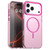 iPhone 18 Pro Max Candy Fine Circle Magsafe PC Hybrid TPU Phone Case - Red