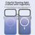 iPhone 18 Pro Max Candy Gradient Series 3 in 1 Hybrid Magnetic Phone Case - Blue