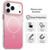 iPhone 18 Pro Max Candy Gradient Series 3 in 1 Hybrid Magnetic Phone Case - Pink