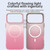 iPhone 18 Pro Max Candy Gradient Series 3 in 1 Hybrid Magnetic Phone Case - Pink