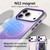iPhone 18 Pro Max Candy Gradient Series 3 in 1 Hybrid Magnetic Phone Case - Purple