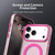 iPhone 18 Pro Max Candy Magsafe PC Hybrid TPU Phone Case - Red