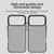 iPhone 18 Pro Max Candy PC Hybrid TPU Shockproof Phone Case - Black