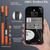 iPhone 18 Pro Max Carbon Fiber MagSafe Phone Case - Orange