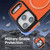 iPhone 18 Pro Max Carbon Fiber MagSafe Phone Case - Orange