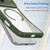 iPhone 18 Pro Max Carbon Fiber Texture MagSafe Translucent Phone Case - Green