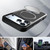 iPhone 18 Pro Max Carbon Fiber Texture Vegan Leather Magnetic Phone Case - Black