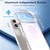 iPhone 18 Pro Max Chameleon Gen2 Lens Cover Kickstand Magnetic Phone Case - White