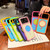 iPhone 18 Pro Max Color Blocked 2 in 1 PC Hybrid TPU Magnetic Phone Case - Green + Purple