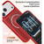 iPhone 18 Pro Max Color Contrast Magnetic Phone Case with Wrist Strap - Black