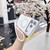 iPhone 18 Pro Max Color Contrast Magnetic Phone Case with Wrist Strap - White