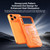iPhone 18 Pro Max Colorful Hollowed Cooling 360 Degree Rotation Ring Holder Magnetic Phone Case - Wine Red