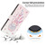 iPhone 18 Pro Max Colorful Painting Vegan Leather Phone Case with Lanyard - Feather Wind Chimes